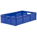 Blue Stacking Confectionery Trays Mesh Sides And Base