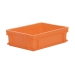 Orange Plastic Container (Euro) 400 x 300 x 120mm