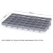 40 Hole Glass Divider / Bottle Crate Insert - Top Section