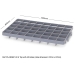 40 Hole Glass Divider / Bottle Crate Insert - Top Section