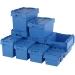 Large Storage Boxes with Hinged Lids