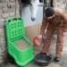 Animal Feed Cart on Wheels