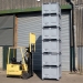 Plastic Pallet Boxes Stacked 6 High