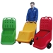 Coloured Plastic Mobile Cart