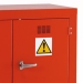 Chemical Red Storage Cabinet