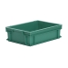 Green Plastic Euro Container 120mm High - Food Grade