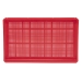 Red Stacking Confectionery Trays Slotted sides and vented base