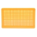 Yellow Stacking Confectionery Trays Slotted sides and vented base