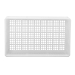 White Stacking Confectionery Trays Mesh Sides And Base