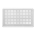 White Stacking Confectionery Trays Mesh Sides And Base
