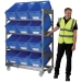 Mobile Container Shelf Trolley