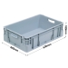 30 Litre Euro Stacking Container