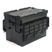 Nested Black Tote Boxes with 52 Litre Capacity