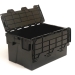 Black Tote Boxes with 52 Litre Capacity