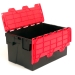 Black and Red Boxes with 52 Litre Capacity