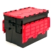 Nested Black and Red Boxes with 52 Litre Capacity