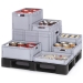 Grey Plastic Stacking Containers - Euro Boxes