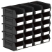 Size 3 Linbins in Black Recycled Plastic