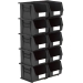 Size 6 Linbins in Black Recycled Plastic