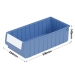 RK5214 Shelf Trays in Blue with 12.6 Litre Capacity - 500mm Deep