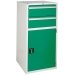 Euroslide Cabinet with 2 Drawers and 1 Cupboard in green
