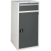 Euroslide cabinet with 1 drawer and 1 cupboard in grey