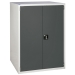 Euroslide cabinet with 1 cupboard in grey