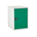 Euroslide cabinet with 1 cupboard in green