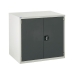 Euroslide cabinet with 1 cupboard in grey