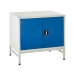 Under bench Euroslide cabinet and stand with 1 cupboard in blue