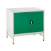 Under bench Euroslide cabinet and stand with 1 cupboard in green