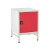Under bench Euroslide cabinet and stand with 1 cupboard in red