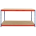 Boltless Rivet Workbench in Blue and Orange