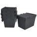 Group of Crates with Attached Lids