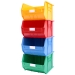 Stack of 4 Coloured Size 10 Linbins