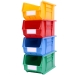 Stack of Coloured Size 4 Linbins