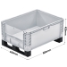 Basicline Plus Container with Drop Down Door And Runners