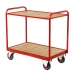 Industrial Tray Trolley in Red