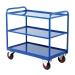 Industrial Tray Trolley in Blue