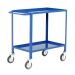 2 Tier Tray Trolley in Blue