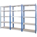 Three Bay Run of Kwikrack Shelving