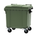 1100 Litre Wheeled Bin in Green