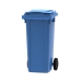 Blue 120 Litre Wheelie Bin