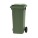 Green 140 Litre Wheelie Bin