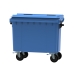 500 Litre Wheeled Bin in Blue