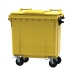 770 Litre Wheeled Bin in Yellow