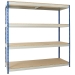 Blue and Grey Racking