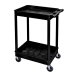 Strong Plastic Shelf Trolley with 2 Deep Trays
