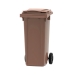 Brown 120 Litre Wheelie Bin