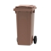 Brown 140 Litre Wheelie Bin